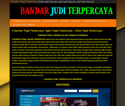 Situs Agen, Bandar, Daftar Judi Togel Online Resmi Terpercaya