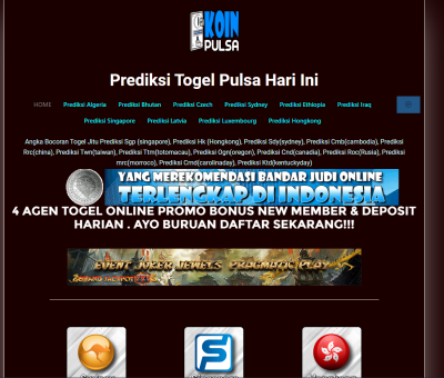 Prediksi Togel Pulsa Hari Ini