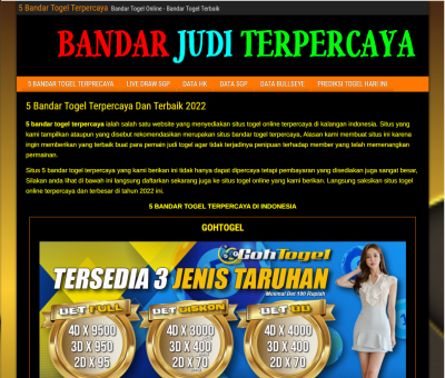 tempat pasang togel online