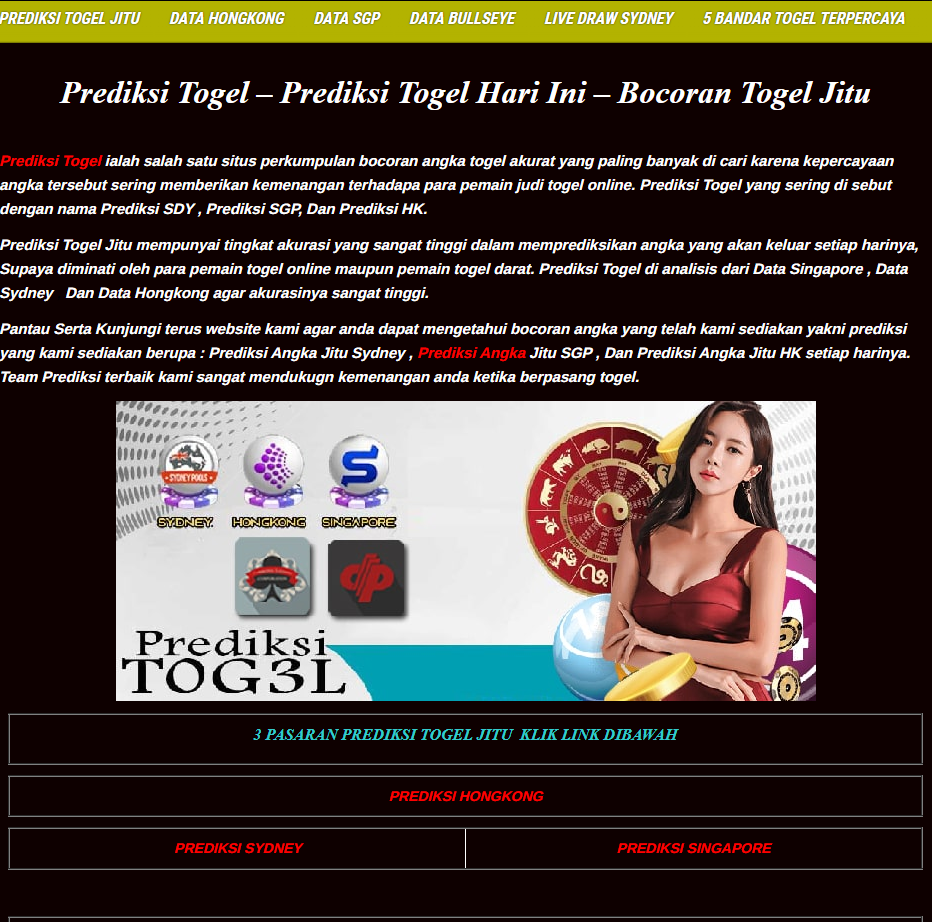 prediksi togel hari ini