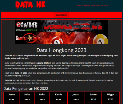 data hk 2023