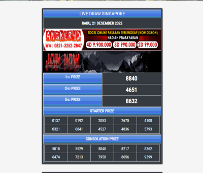 live draw sgp